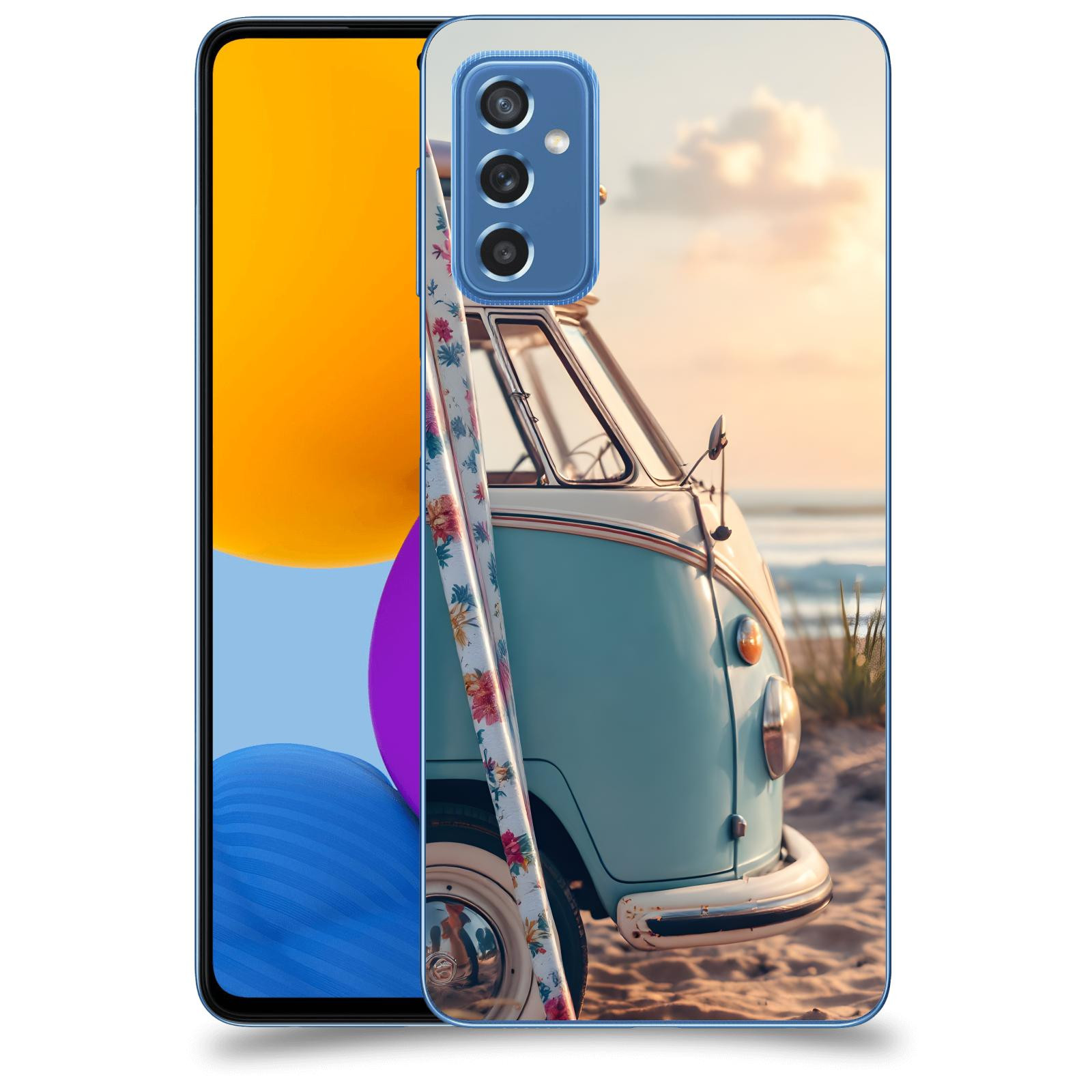 ACOVER Kryt na mobil Samsung Galaxy M52 5G - Retro Bus 2