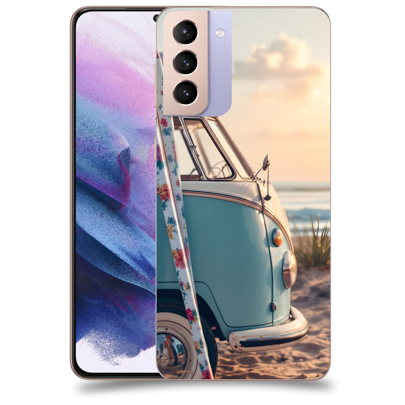 ACOVER Kryt na mobil Samsung Galaxy S21+ G996F - Retro Bus 2