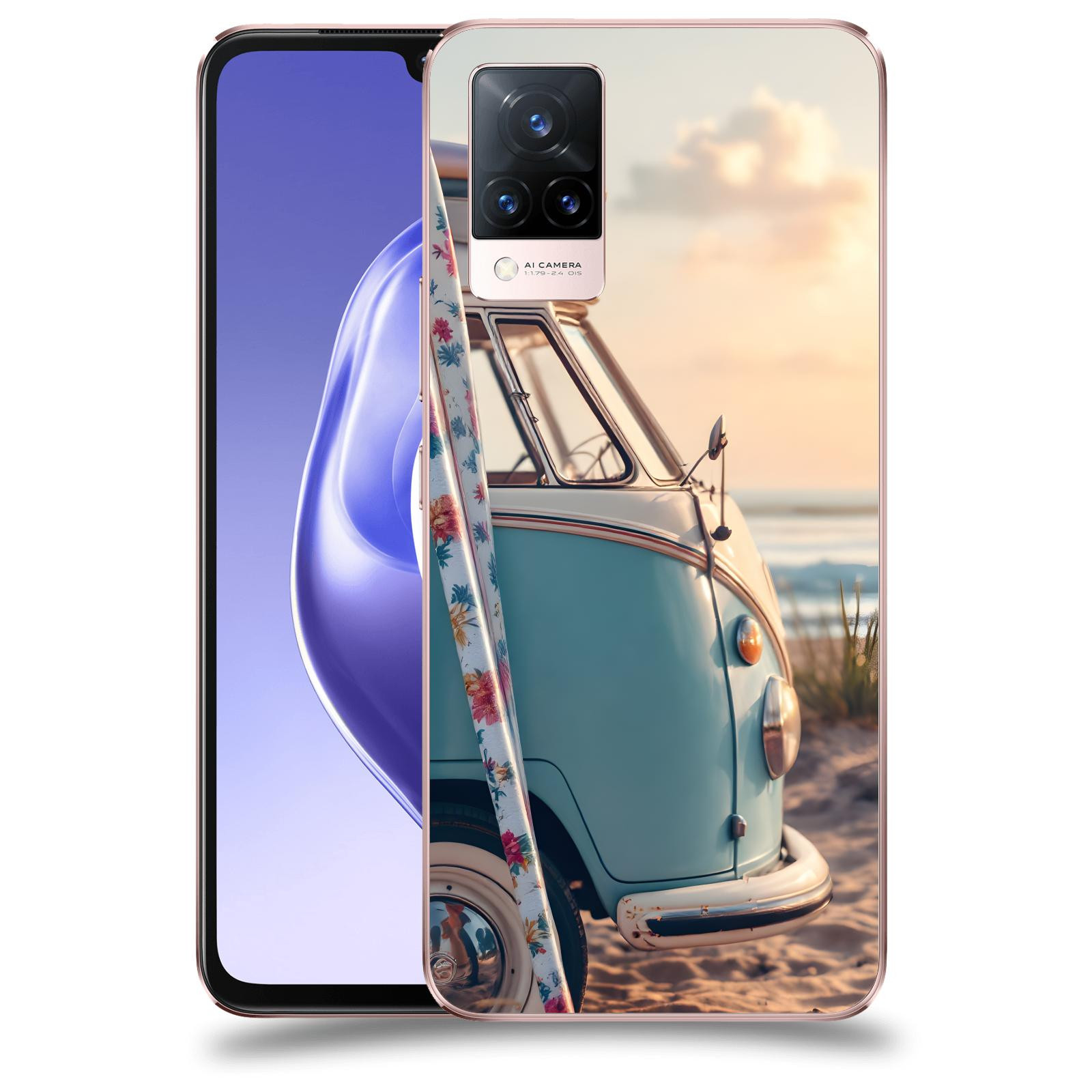 ACOVER Kryt na mobil Vivo V21 5G - Retro Bus 2