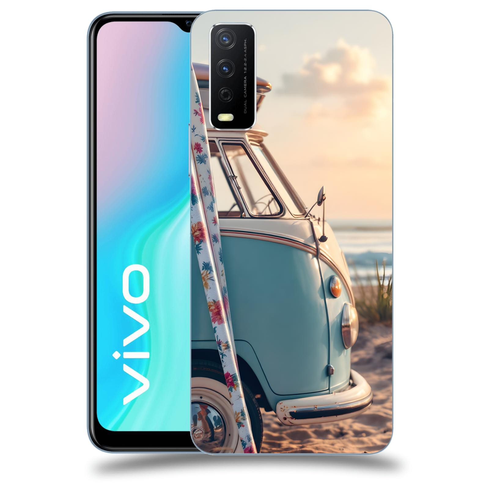 ACOVER Kryt na mobil Vivo Y11s - Retro Bus 2