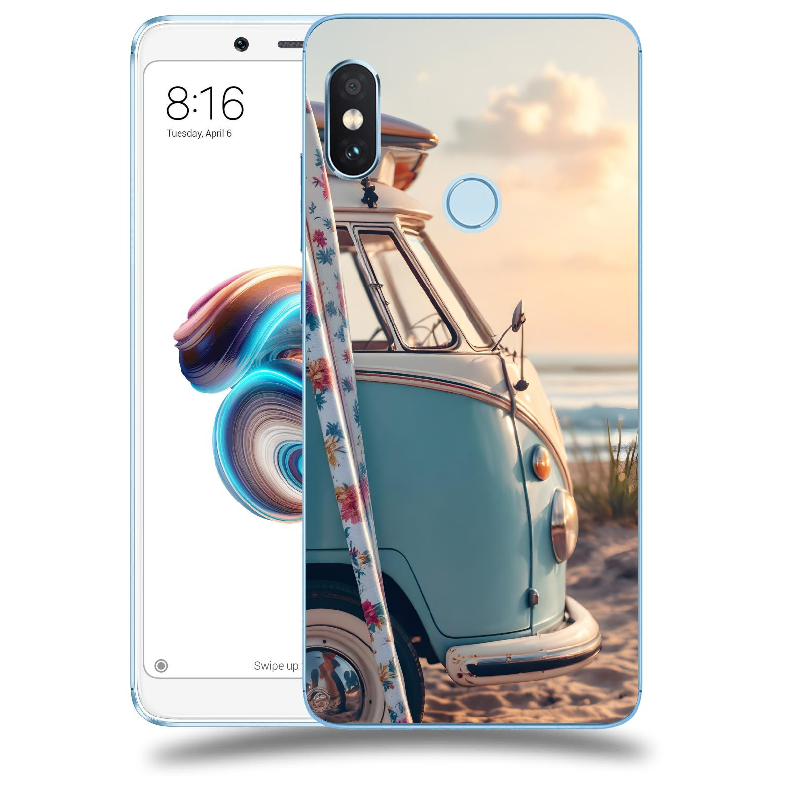 ACOVER Kryt na mobil Xiaomi Redmi Note 5 Global - Retro Bus 2