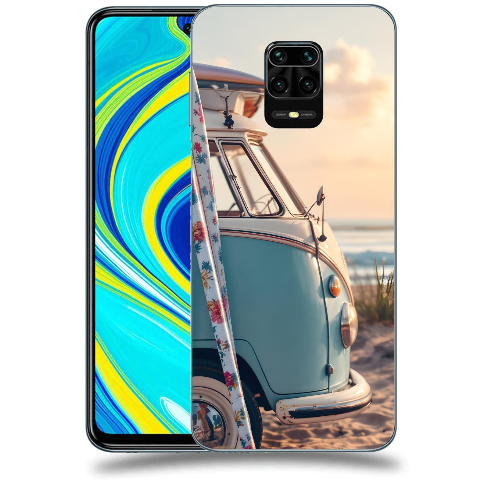 ACOVER Kryt na mobil Xiaomi Redmi Note 9S - Retro Bus 2