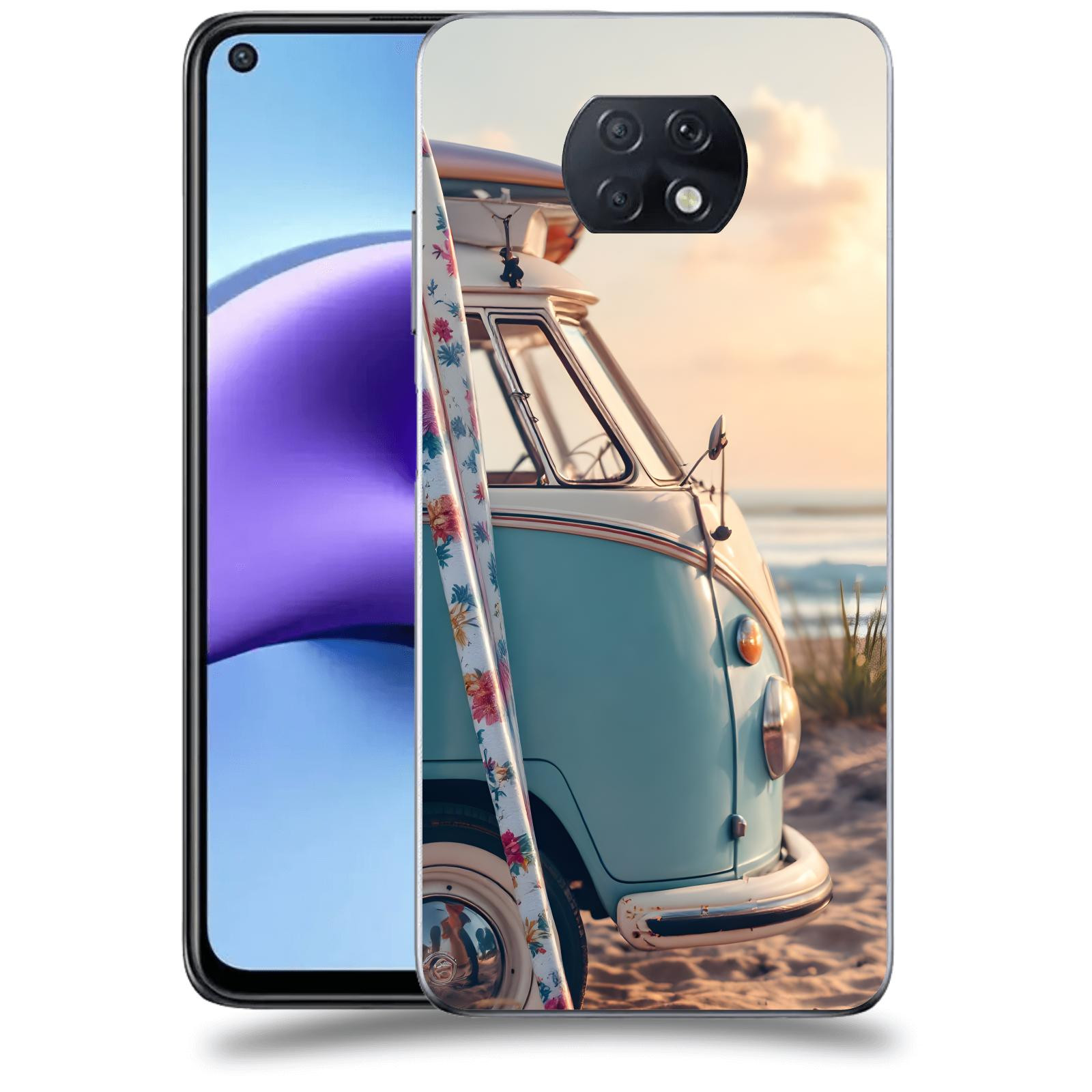 ACOVER Kryt na mobil Xiaomi Redmi Note 9T - Retro Bus 2