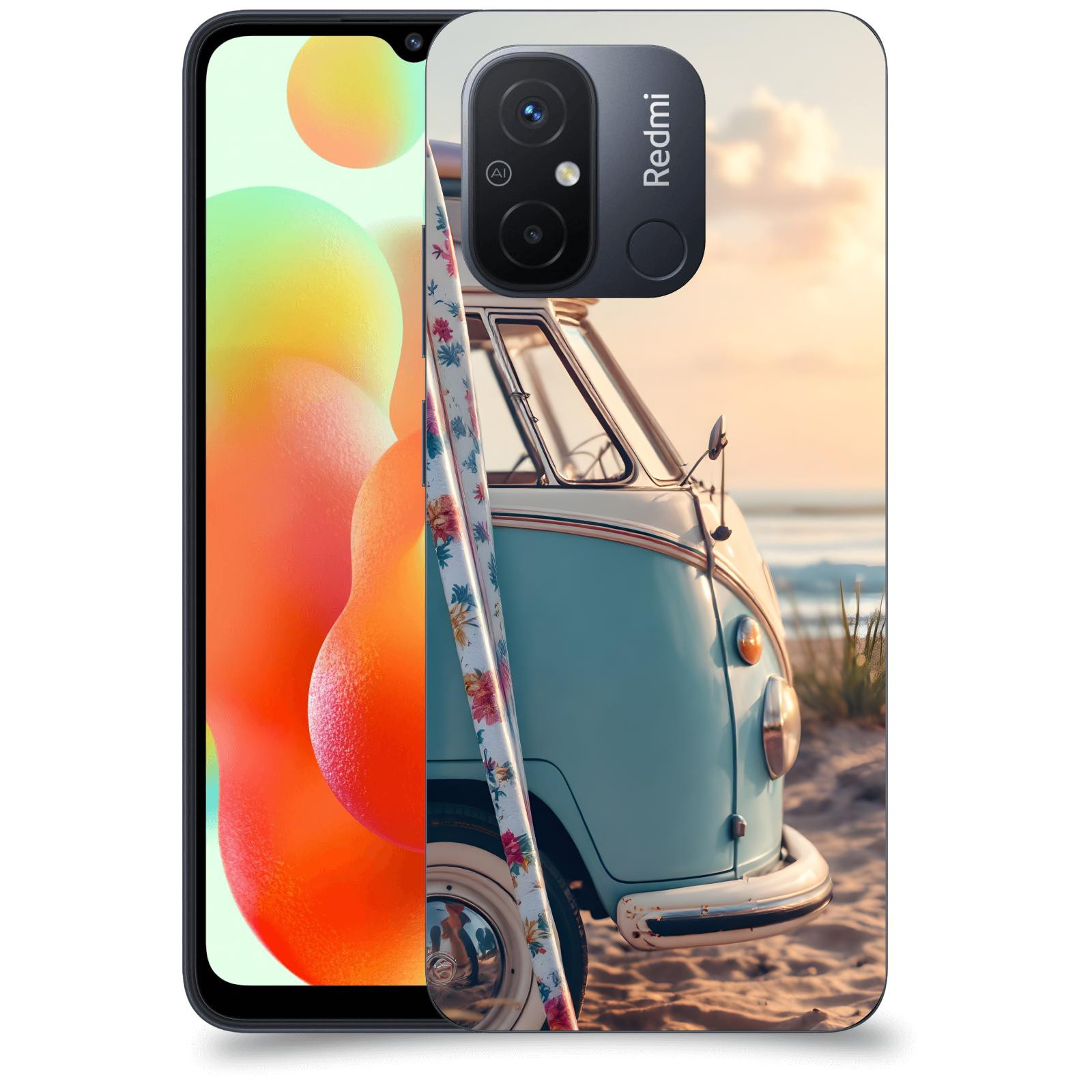 ACOVER Kryt na mobil Xiaomi Redmi 12C - Retro Bus 2
