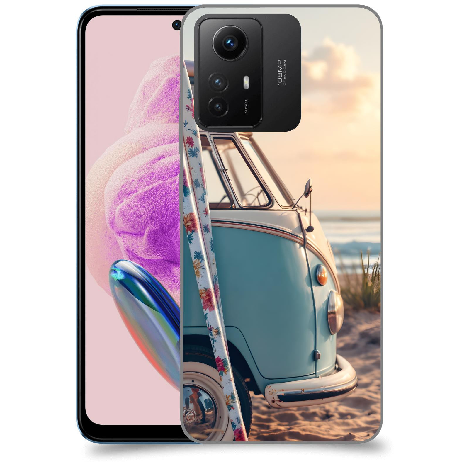 ACOVER Kryt na mobil Xiaomi Redmi Note 12S - Retro Bus 2