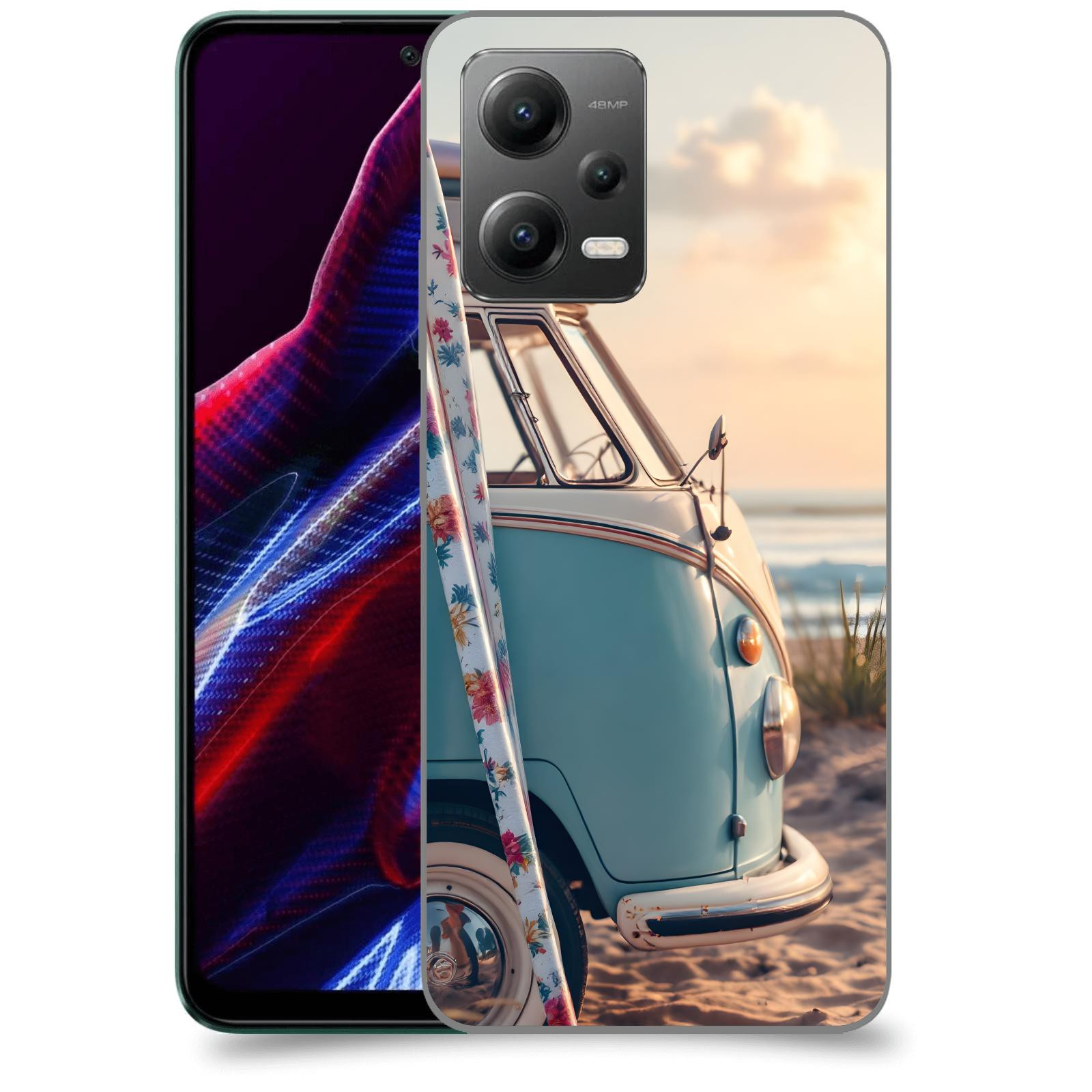 ACOVER Kryt na mobil Xiaomi Poco X5 - Retro Bus 2