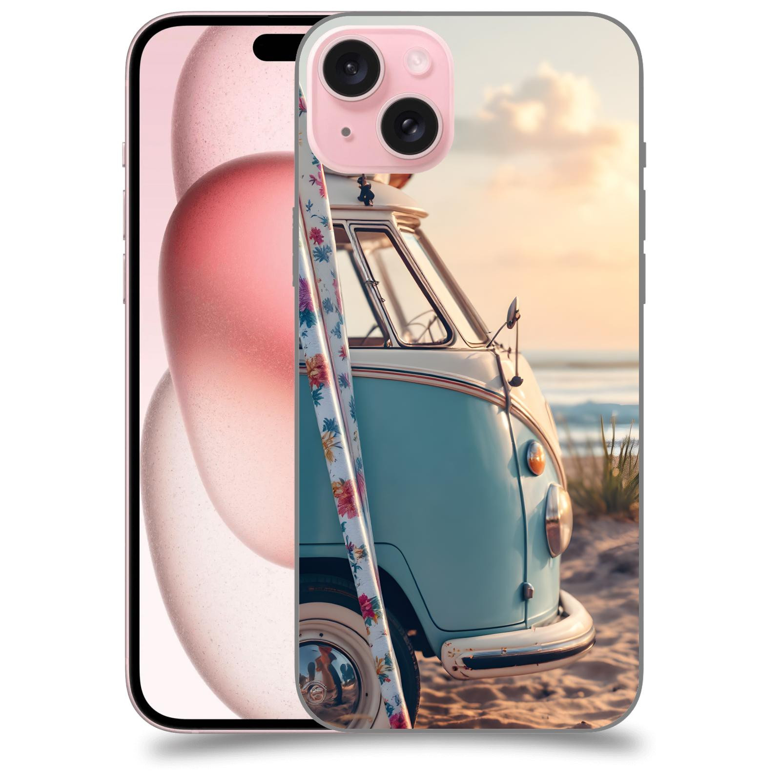 ACOVER Kryt na mobil Apple iPhone 15 plus - Retro Bus 2