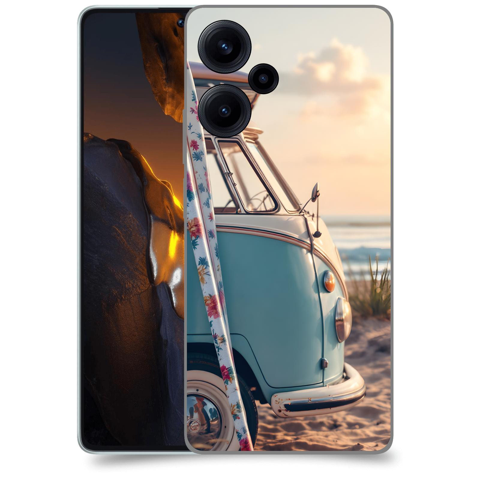 ACOVER Kryt na mobil Xiaomi Poco F5 - Retro Bus 2