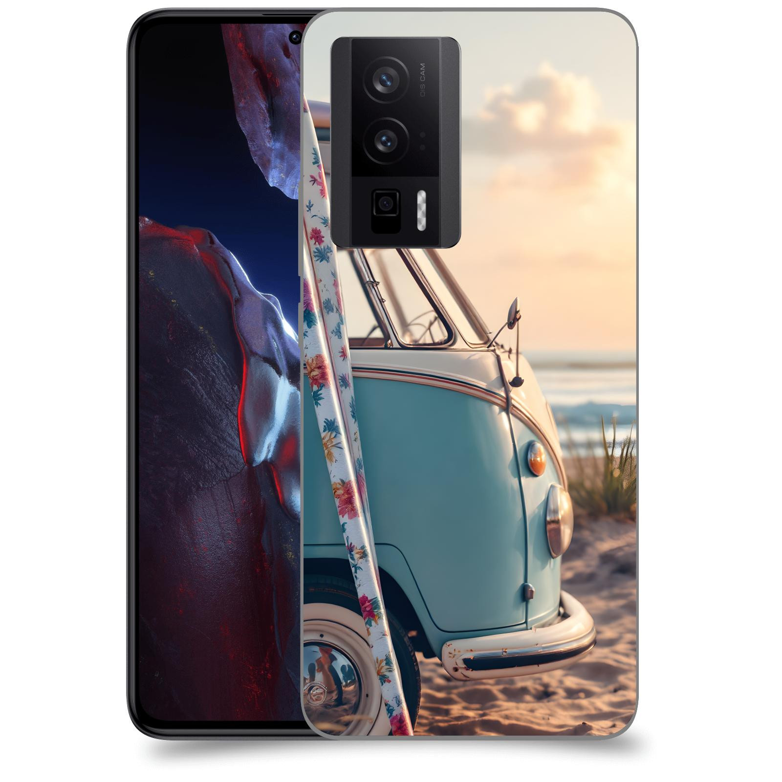 ACOVER Kryt na mobil Xiaomi Poco F5 Pro 5G - Retro Bus 2