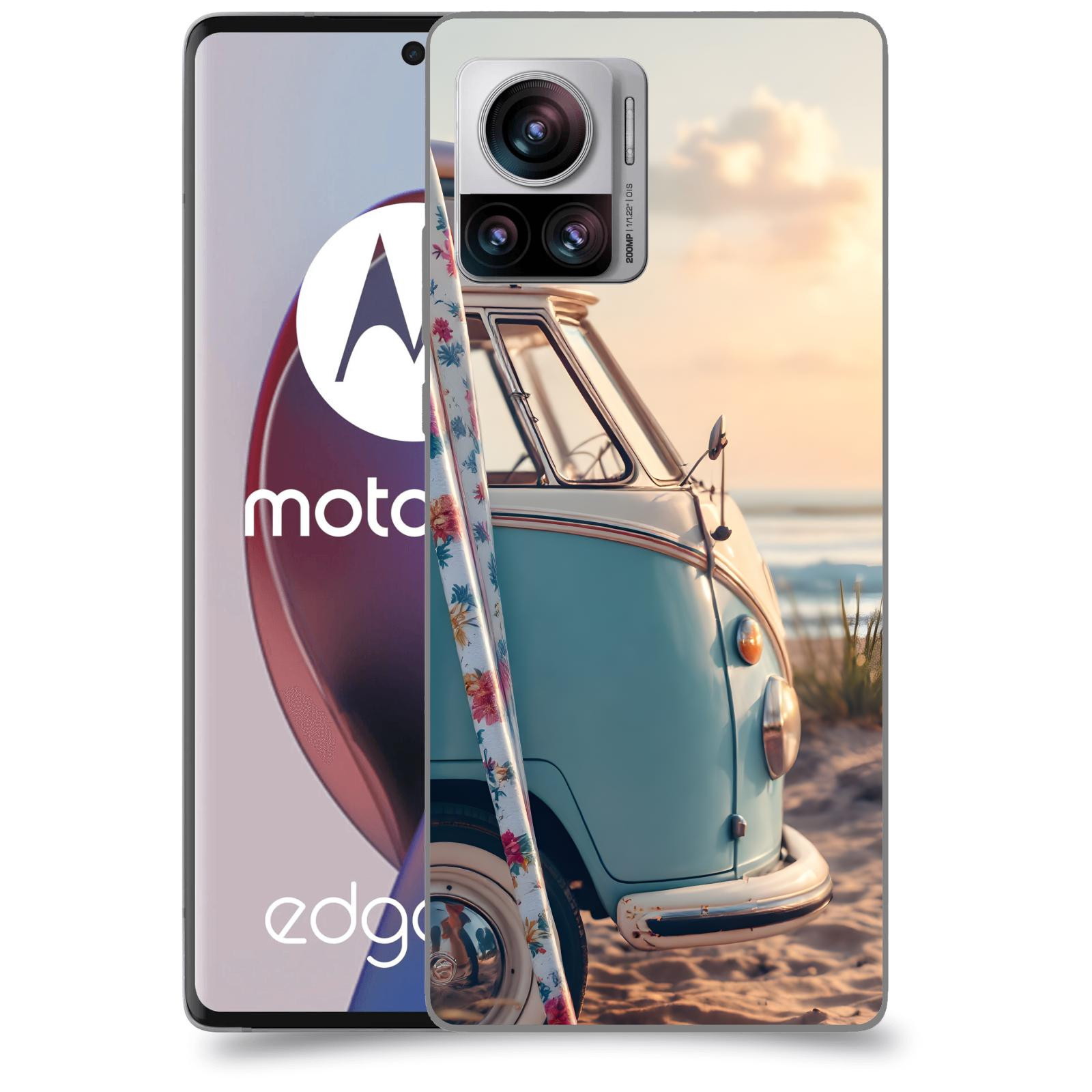 ACOVER Kryt na mobil Motorola Edge 30 Ultra - Retro Bus 2