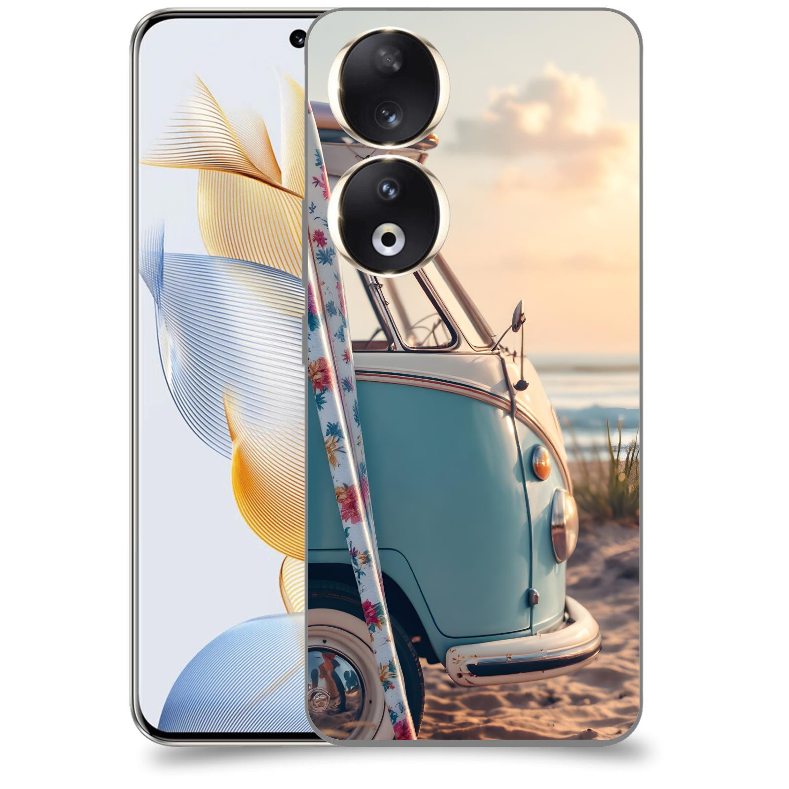 ACOVER Kryt na mobil Honor 90 - Retro Bus 2