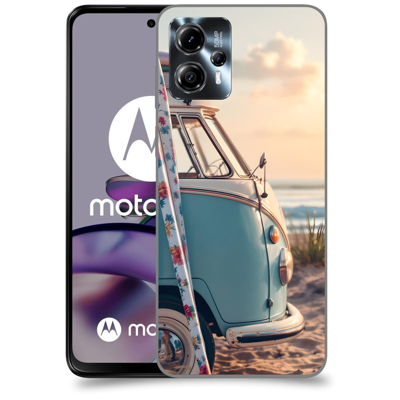ACOVER Kryt na mobil Motorola Moto G13 - Retro Bus 2