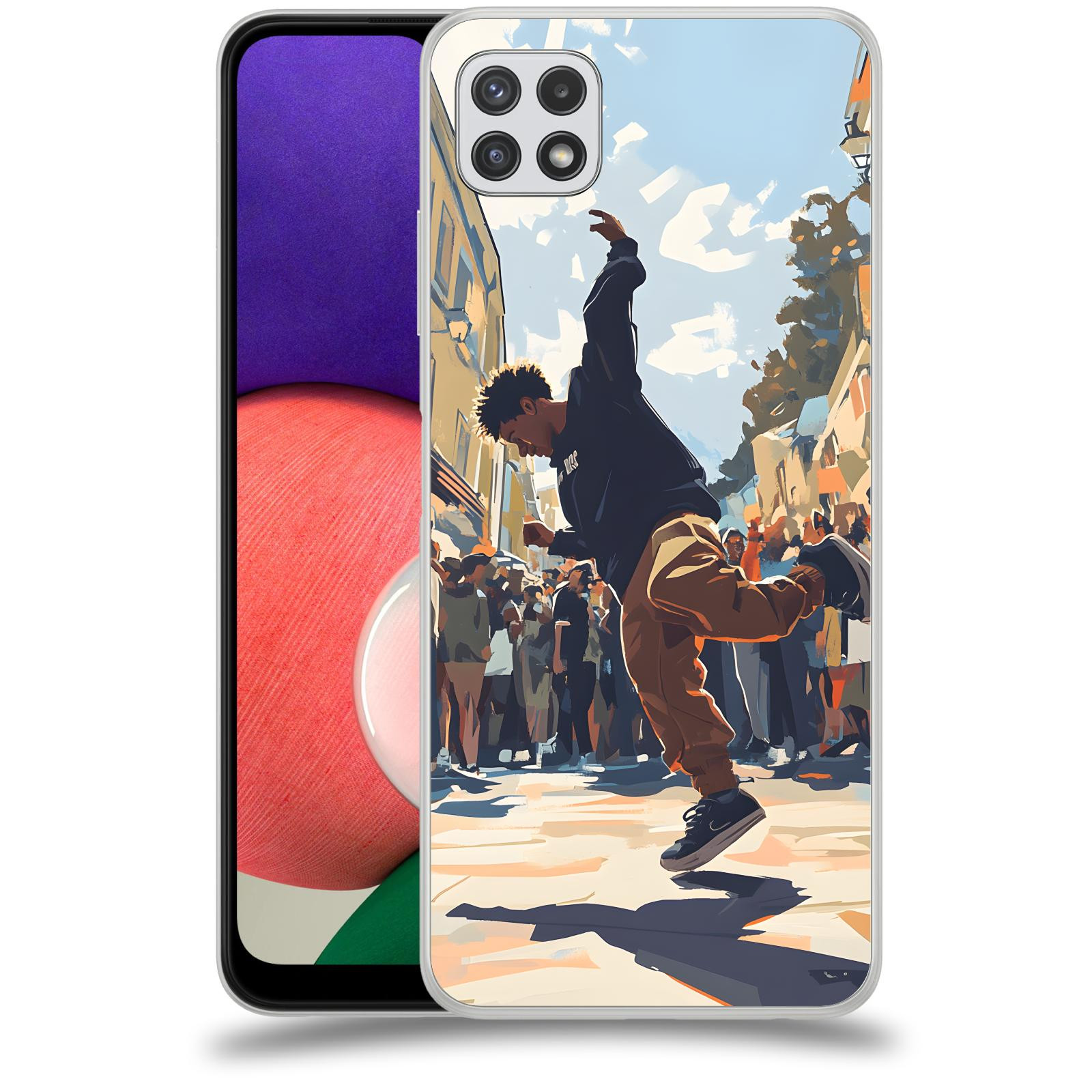 ACOVER Kryt na mobil Samsung Galaxy A22 A225F - Dance on the street