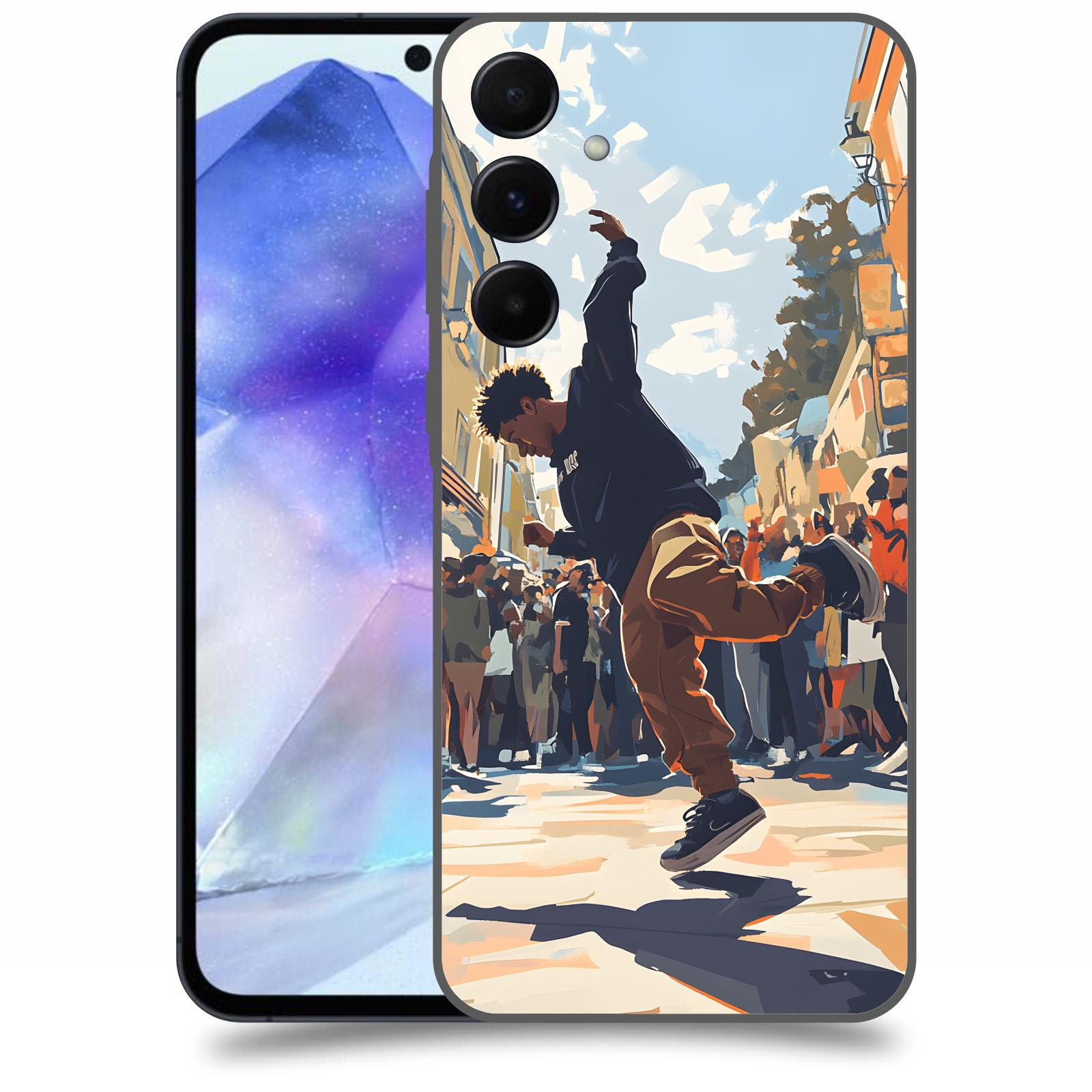 ACOVER Kryt na mobil Samsung Galaxy A55 5G - Dance on the street