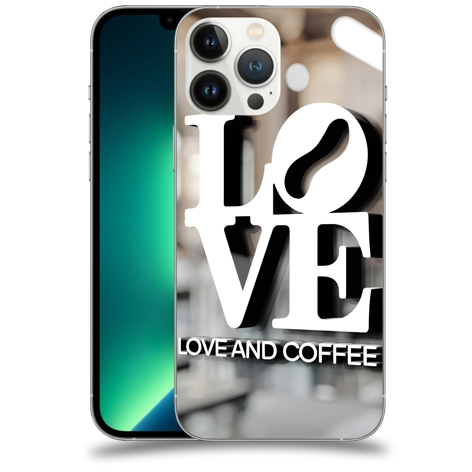ACOVER Kryt na mobil Apple iPhone 13 Pro Max - Love  & Coffee
