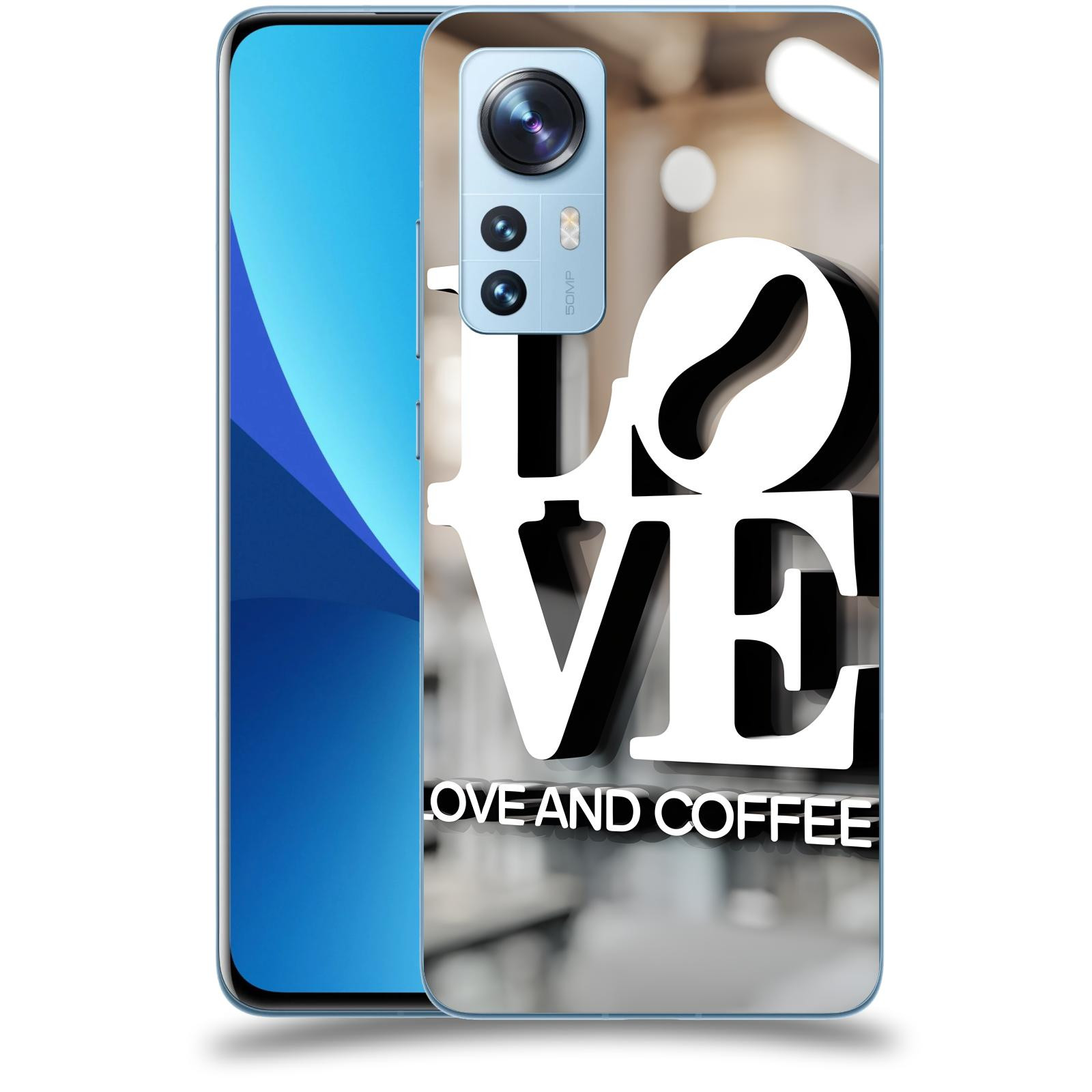 ACOVER Kryt na mobil Xiaomi 12 - Love  & Coffee