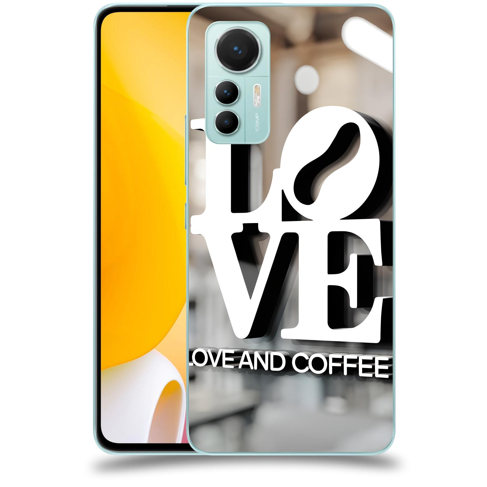 ACOVER Kryt na mobil Xiaomi 12 Lite - Love  & Coffee