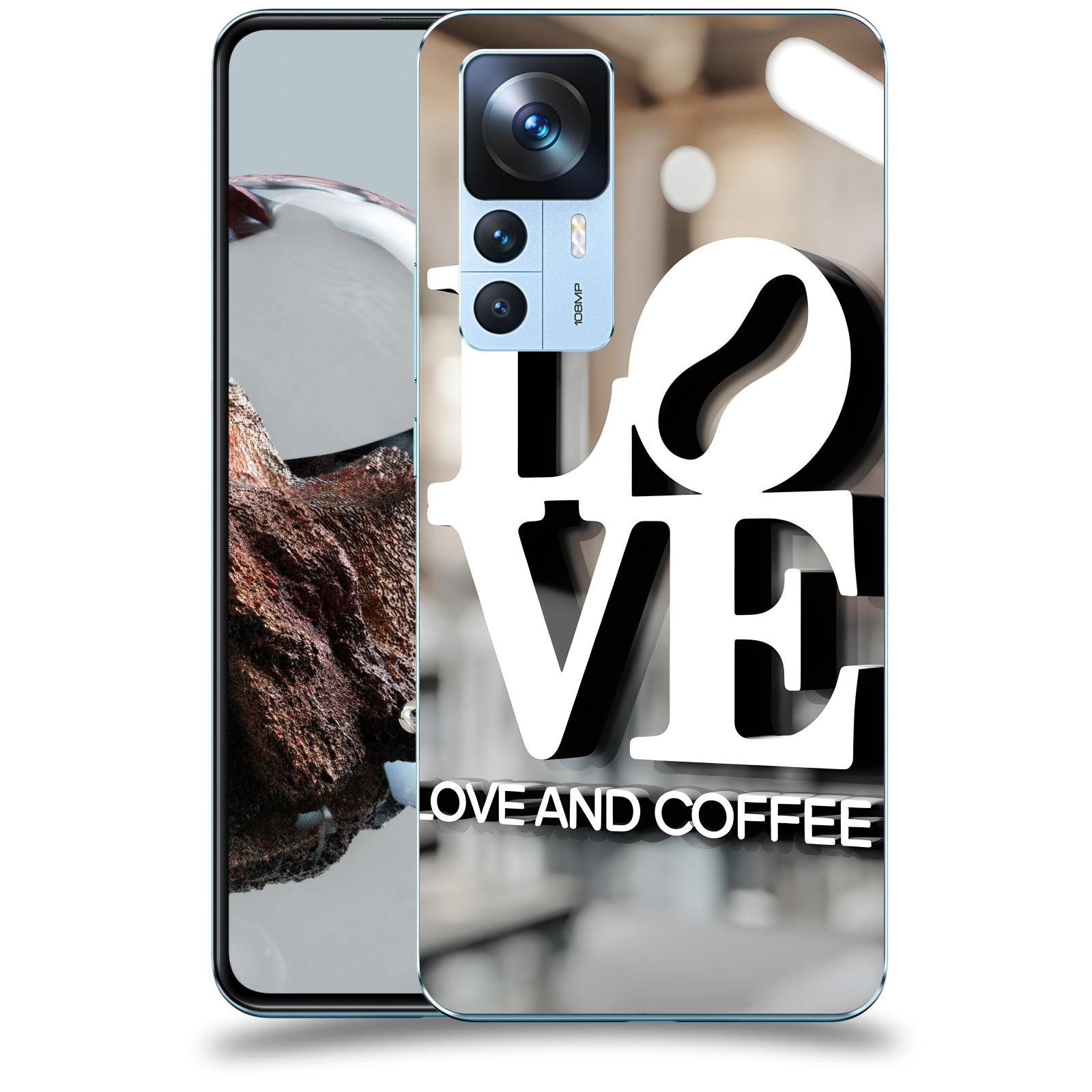 ACOVER Kryt na mobil Xiaomi 12T - Love  & Coffee