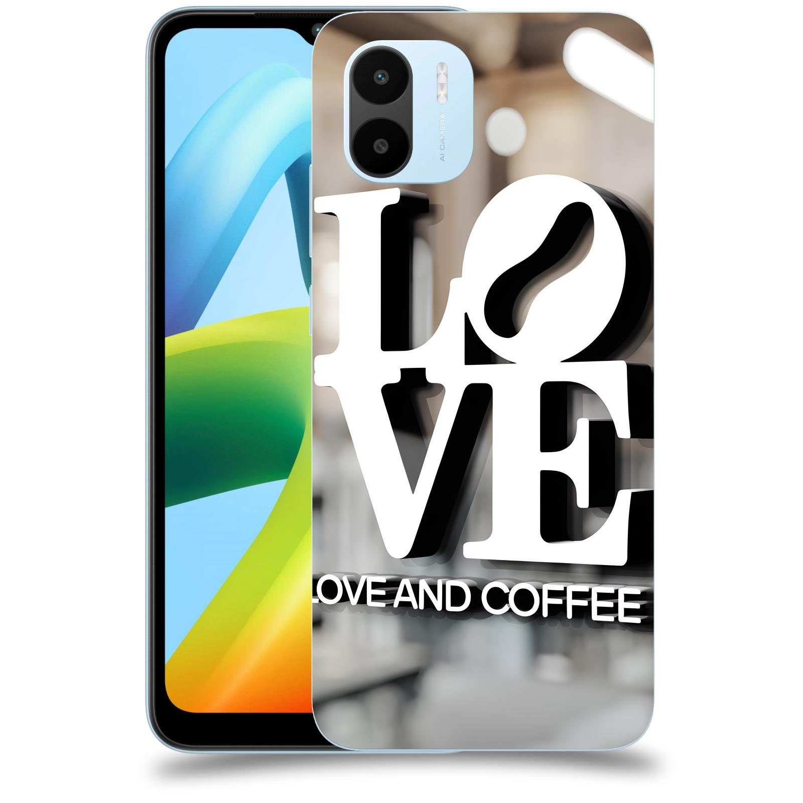 ACOVER Kryt na mobil Xiaomi Redmi A1 - Love  & Coffee