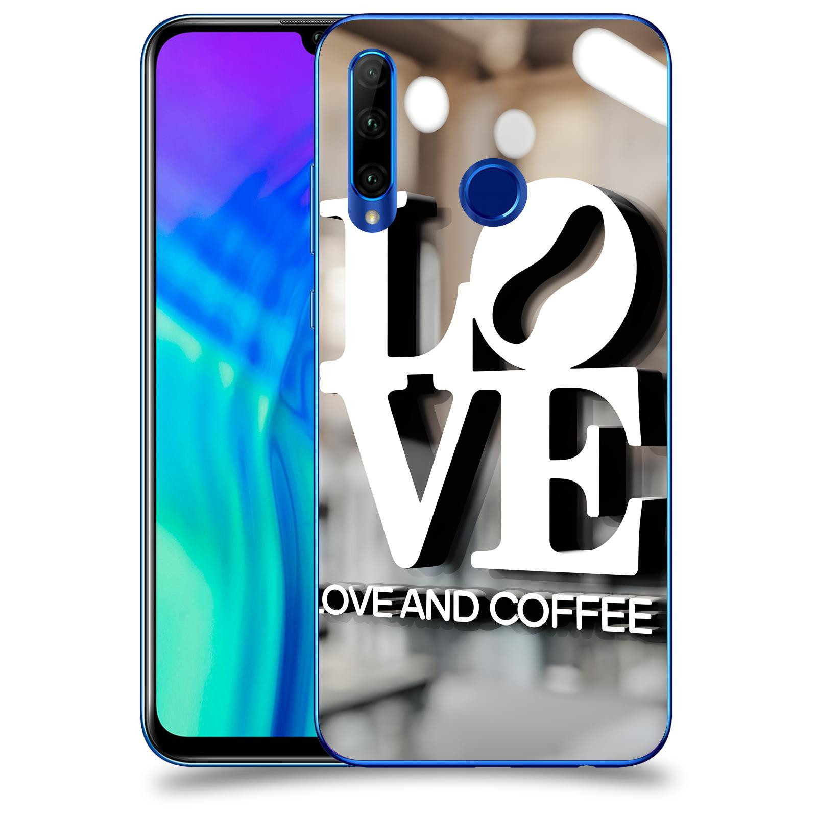 ACOVER Kryt na mobil Honor 20 Lite - Love  & Coffee