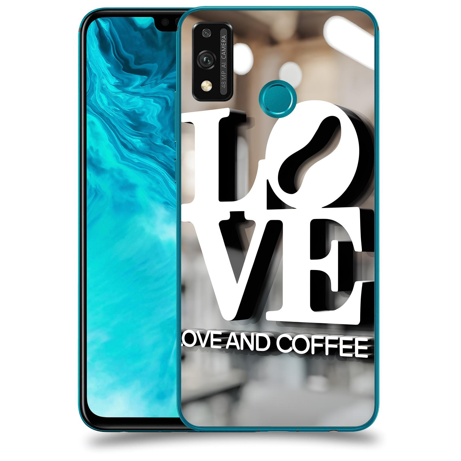 ACOVER Kryt na mobil Honor 9X Lite - Love  & Coffee