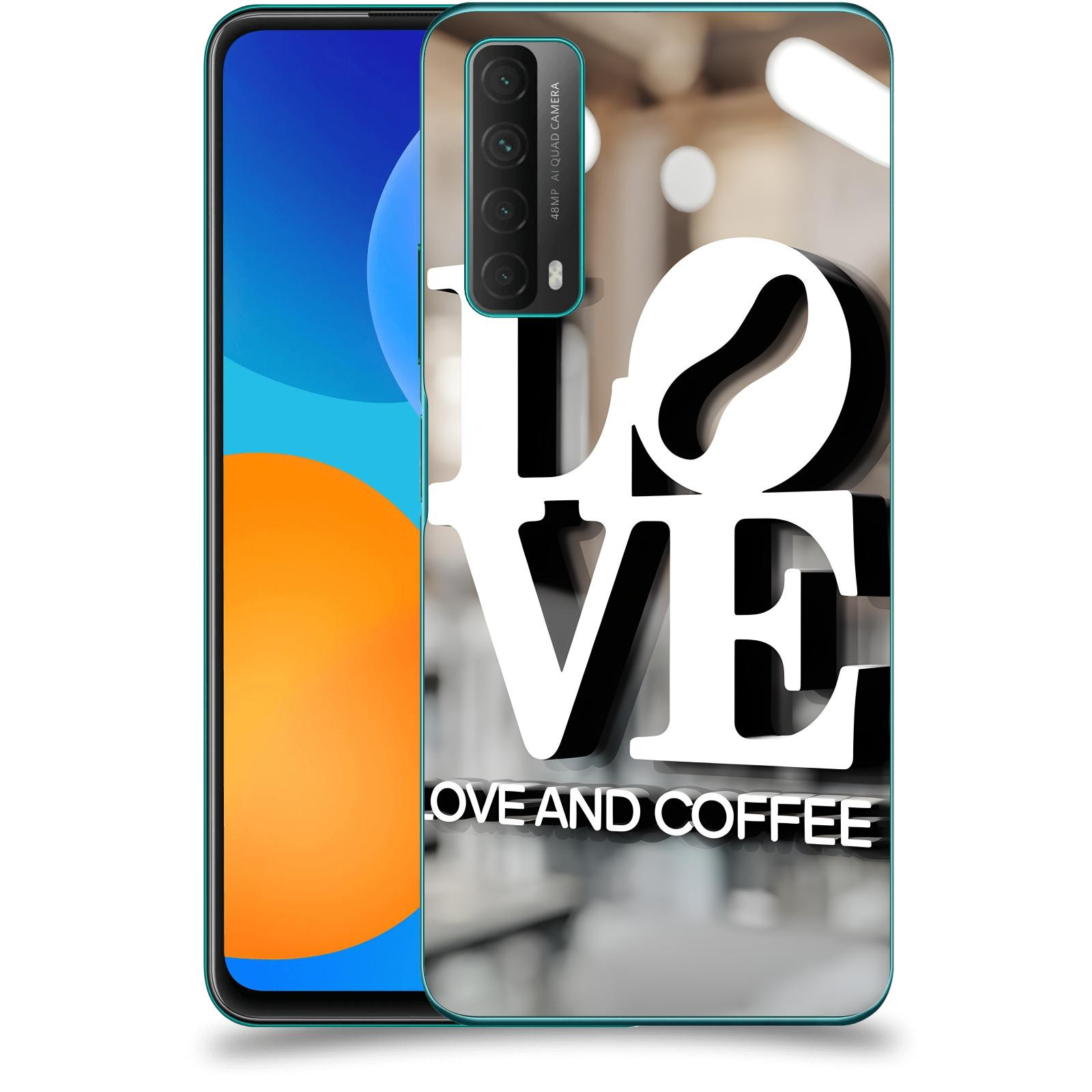 ACOVER Kryt na mobil Huawei P Smart 2021 - Love  & Coffee