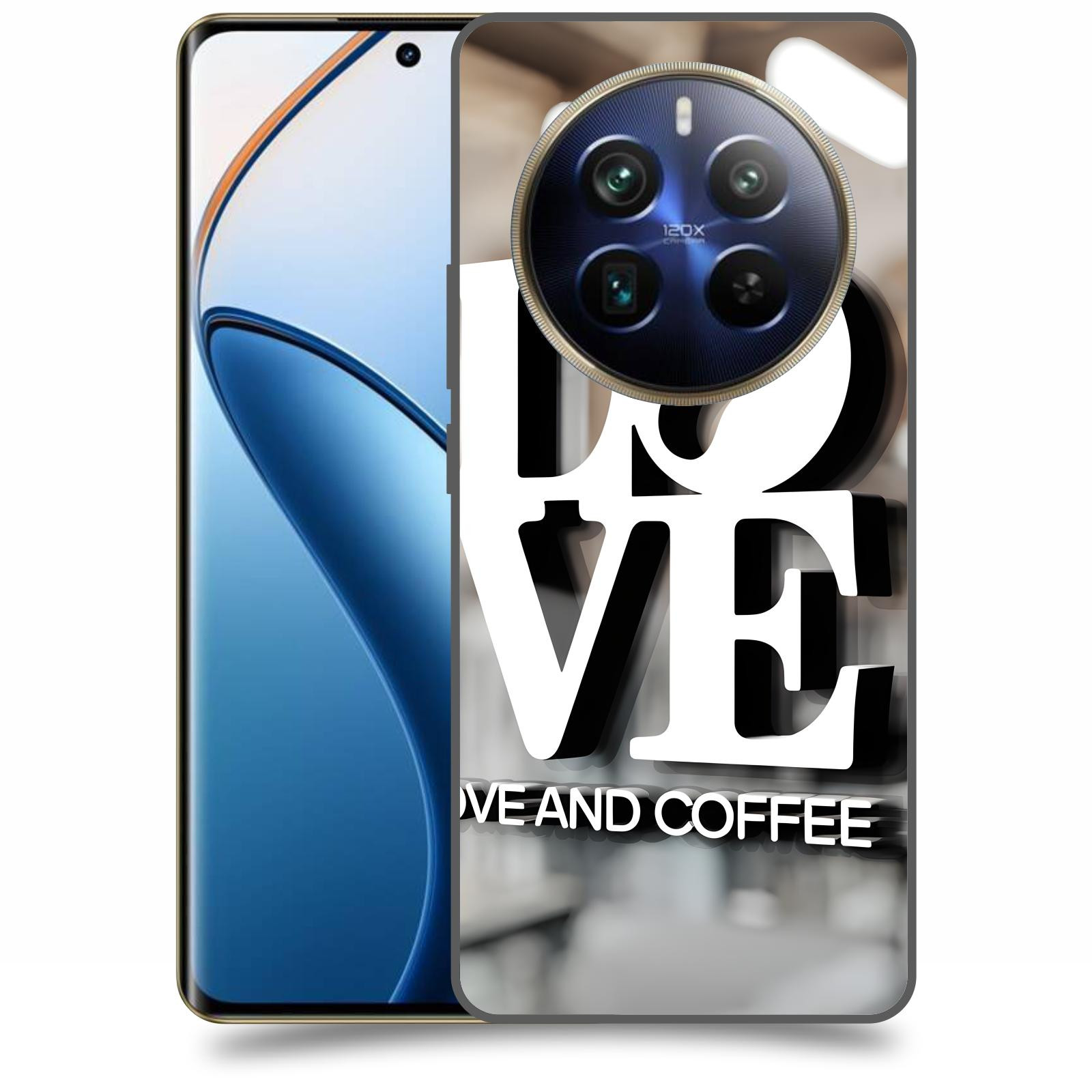 ACOVER Kryt na mobil Realme 12 pro+ 5g - Love  & Coffee