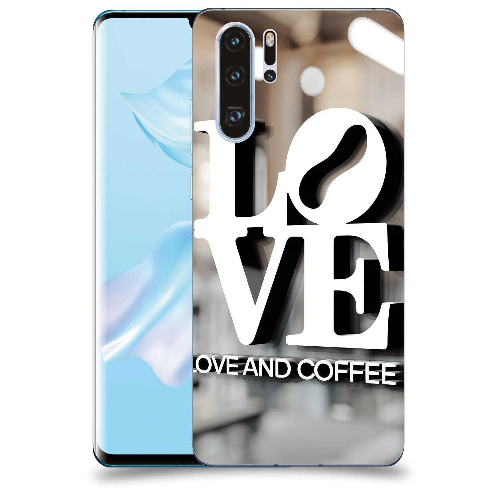 ACOVER Kryt na mobil Huawei P30 - Love  & Coffee