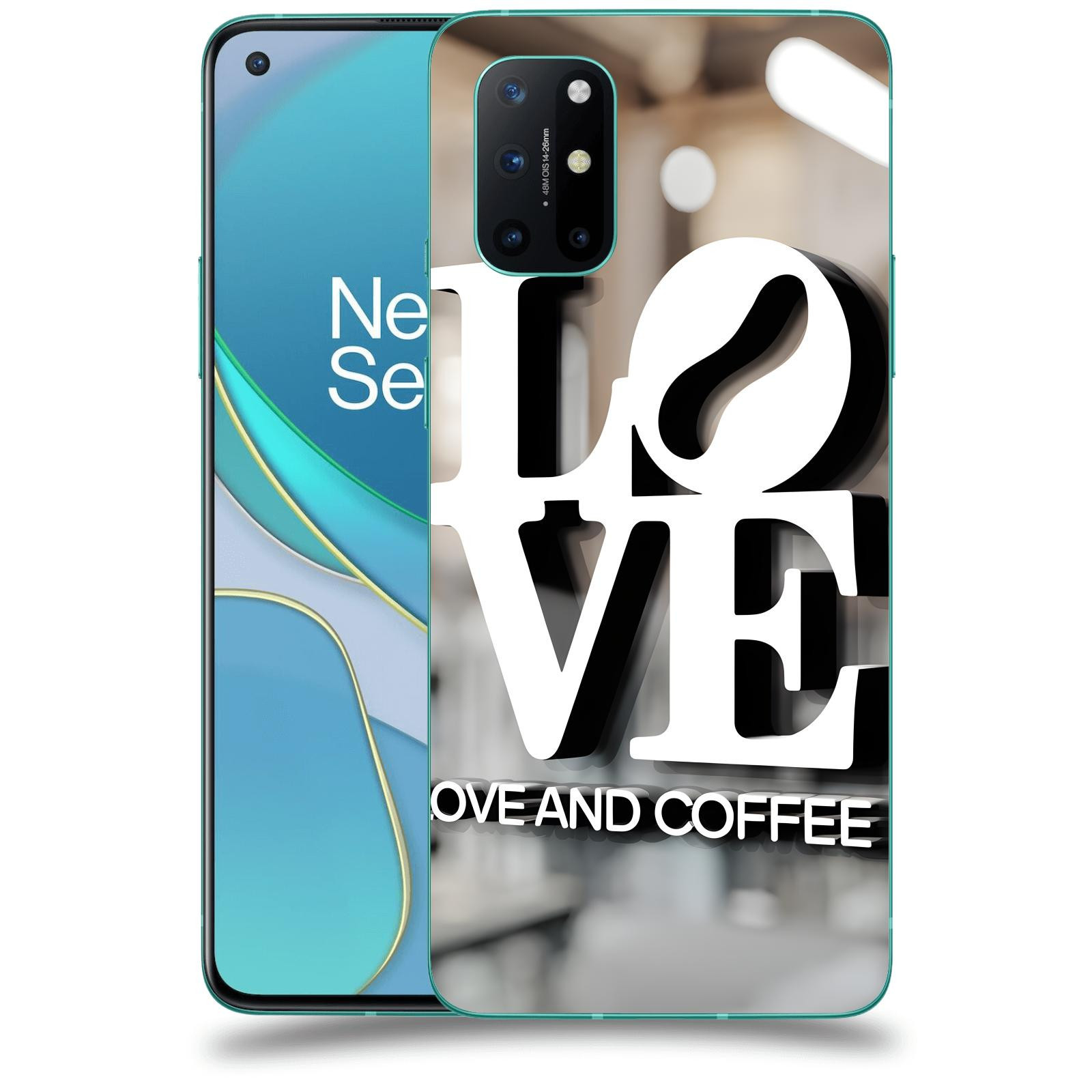 ACOVER Kryt na mobil OnePlus 8T - Love  & Coffee