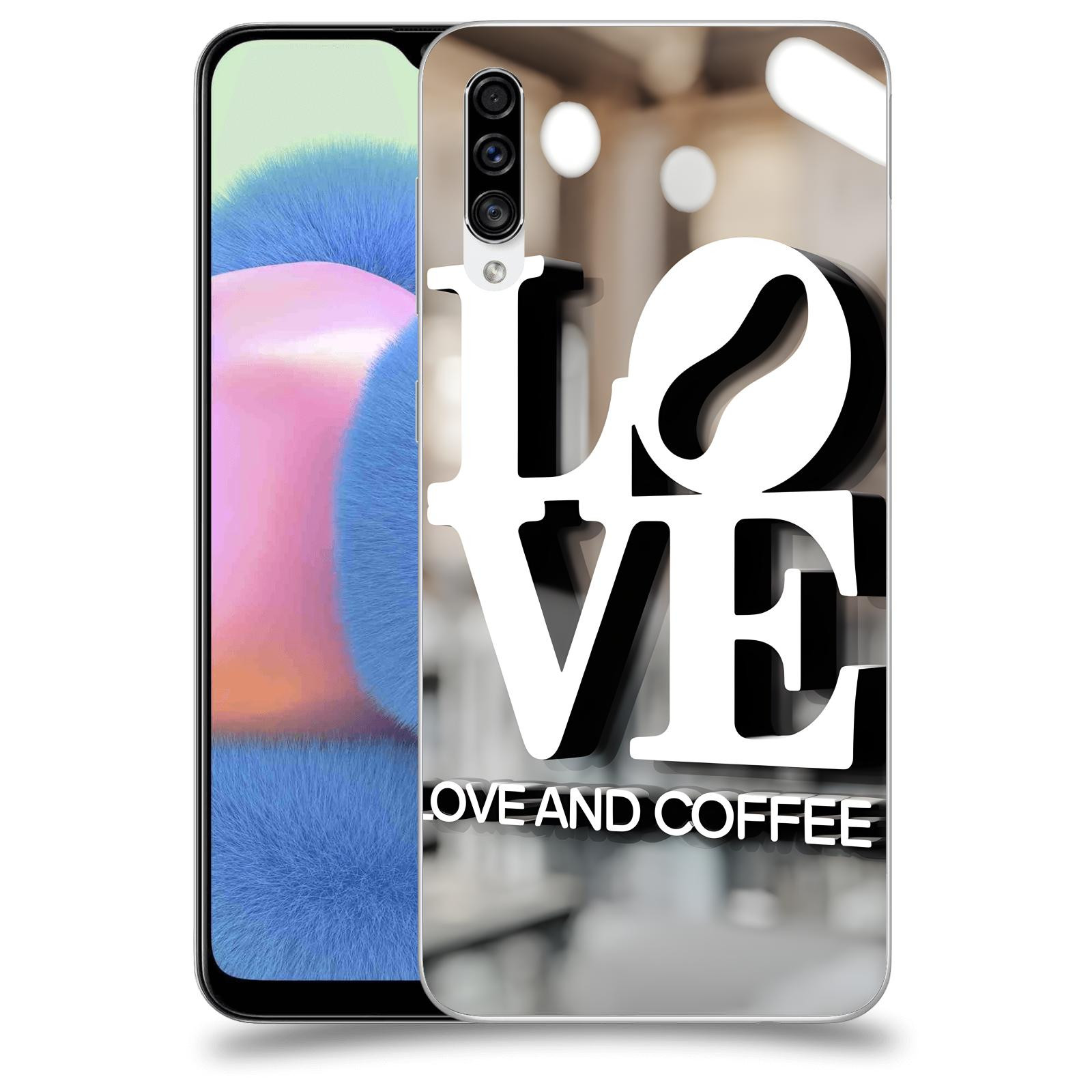 ACOVER Kryt na mobil Samsung Galaxy A30s A307F - Love  & Coffee