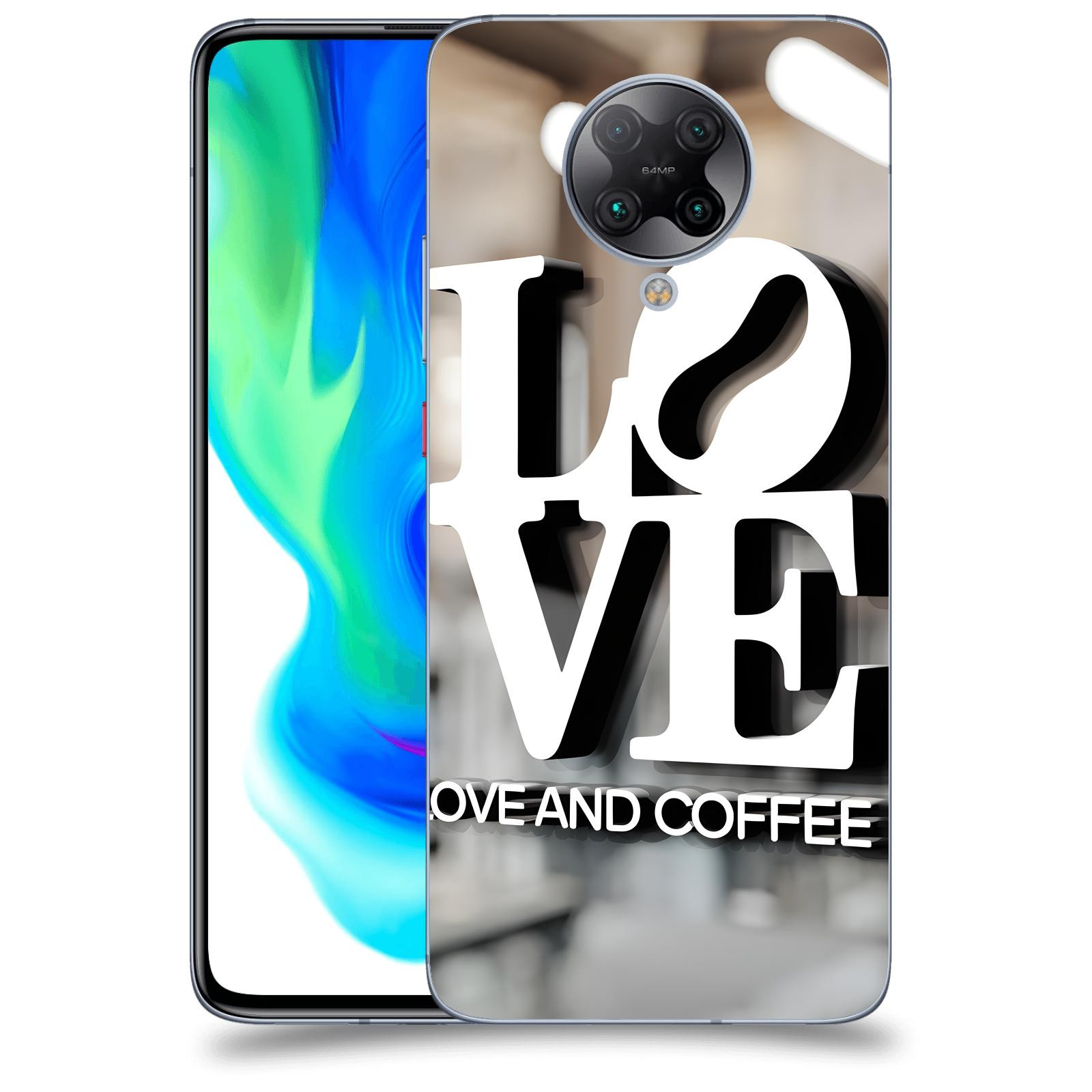ACOVER Kryt na mobil Xiaomi Poco F2 Pro - Love & Coffee