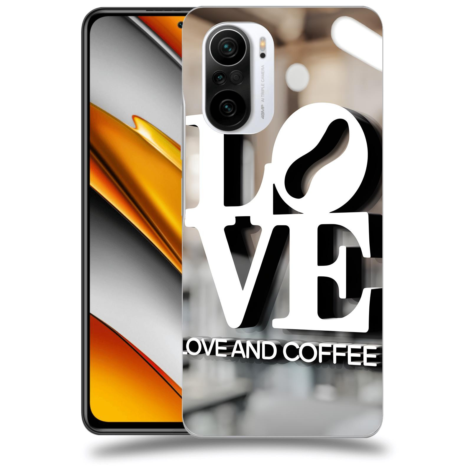 ACOVER Kryt na mobil Xiaomi Poco F3 - Love & Coffee