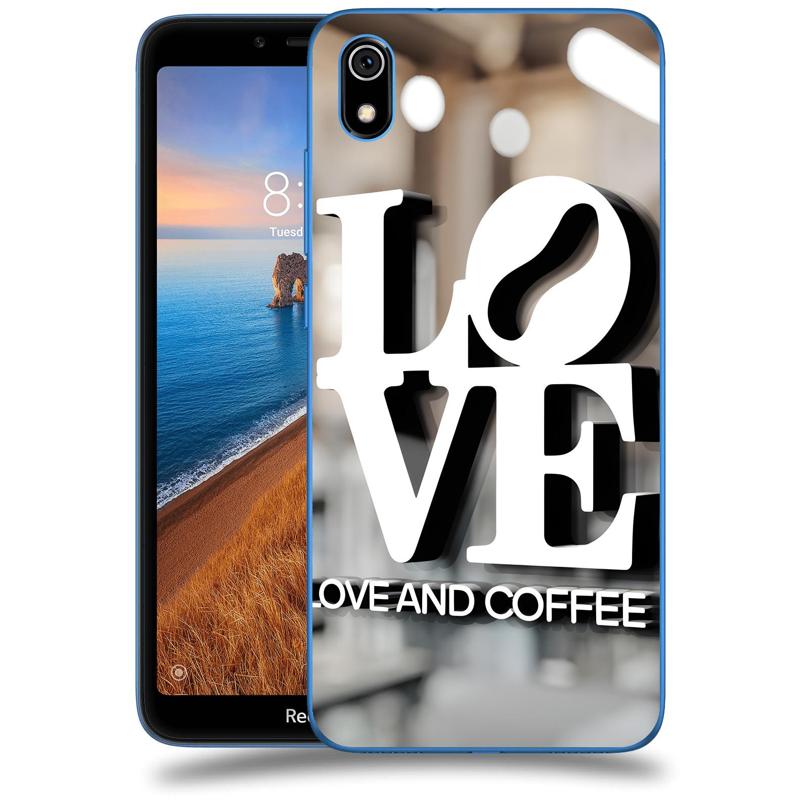 ACOVER Kryt na mobil Xiaomi Redmi 7A - Love  & Coffee