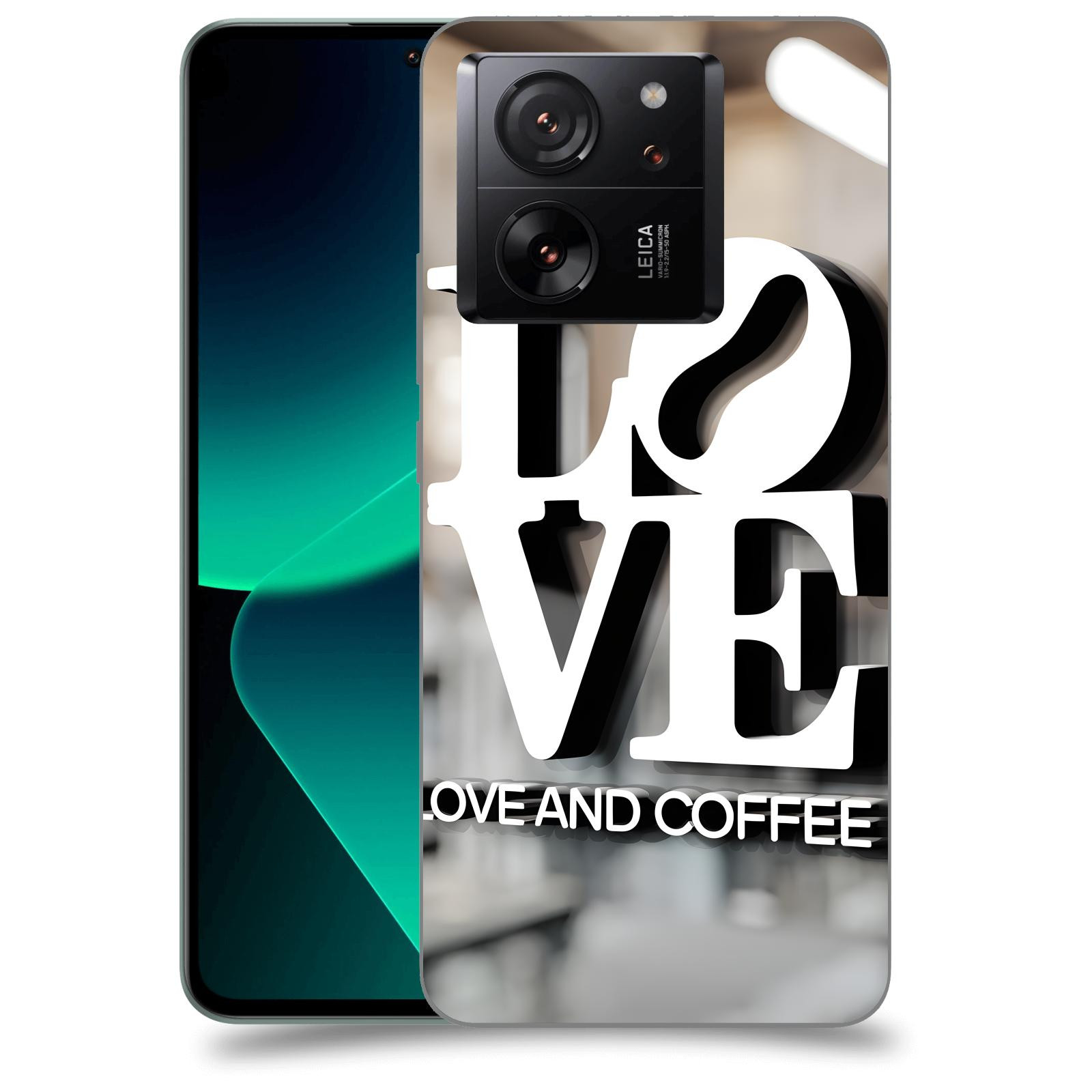 ACOVER Kryt na mobil Xiaomi 13T pro - Love  & Coffee