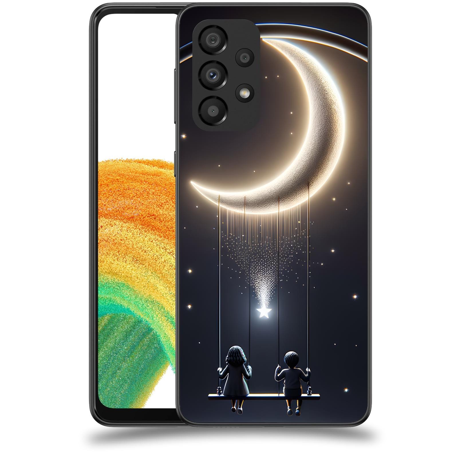 ACOVER Kryt na mobil Samsung Galaxy A33 5G A336 - Love on the Moon 2