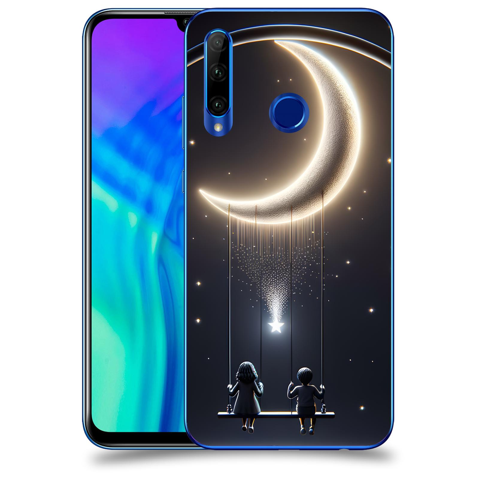 ACOVER Kryt na mobil Honor 20 Lite - Love on the Moon 2