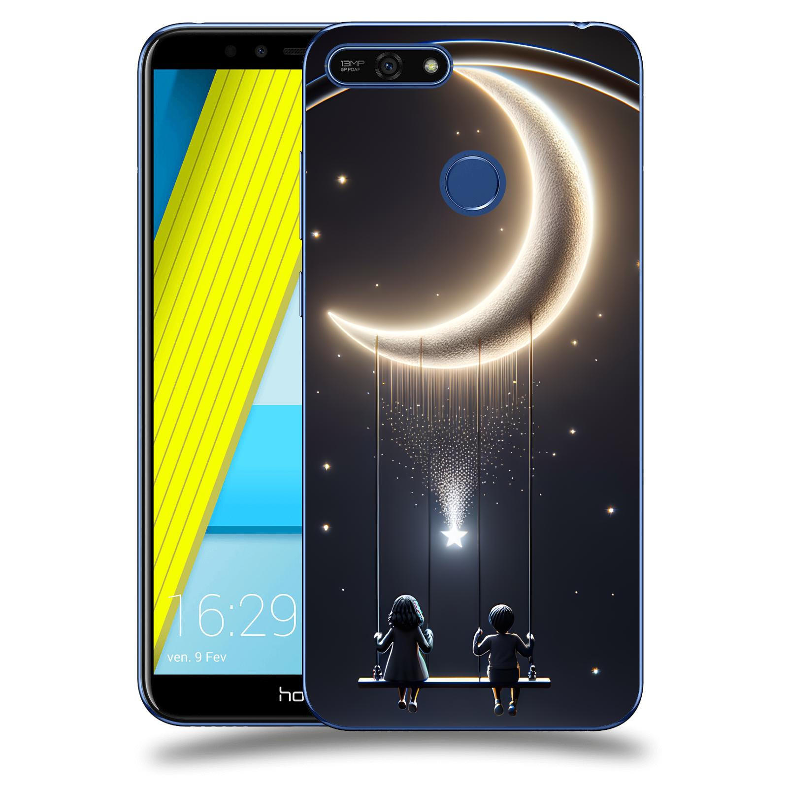ACOVER Kryt na mobil Honor 7A - Love on the Moon 2