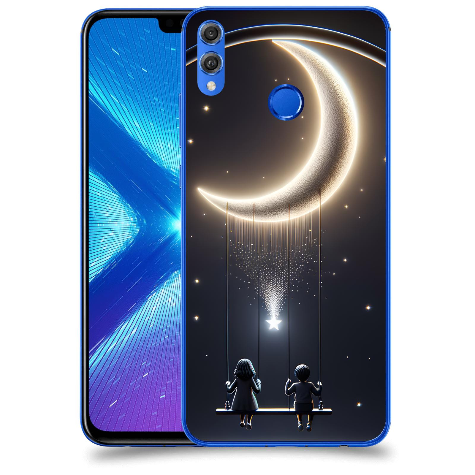 ACOVER Kryt na mobil Honor 8X - Love on the Moon 2