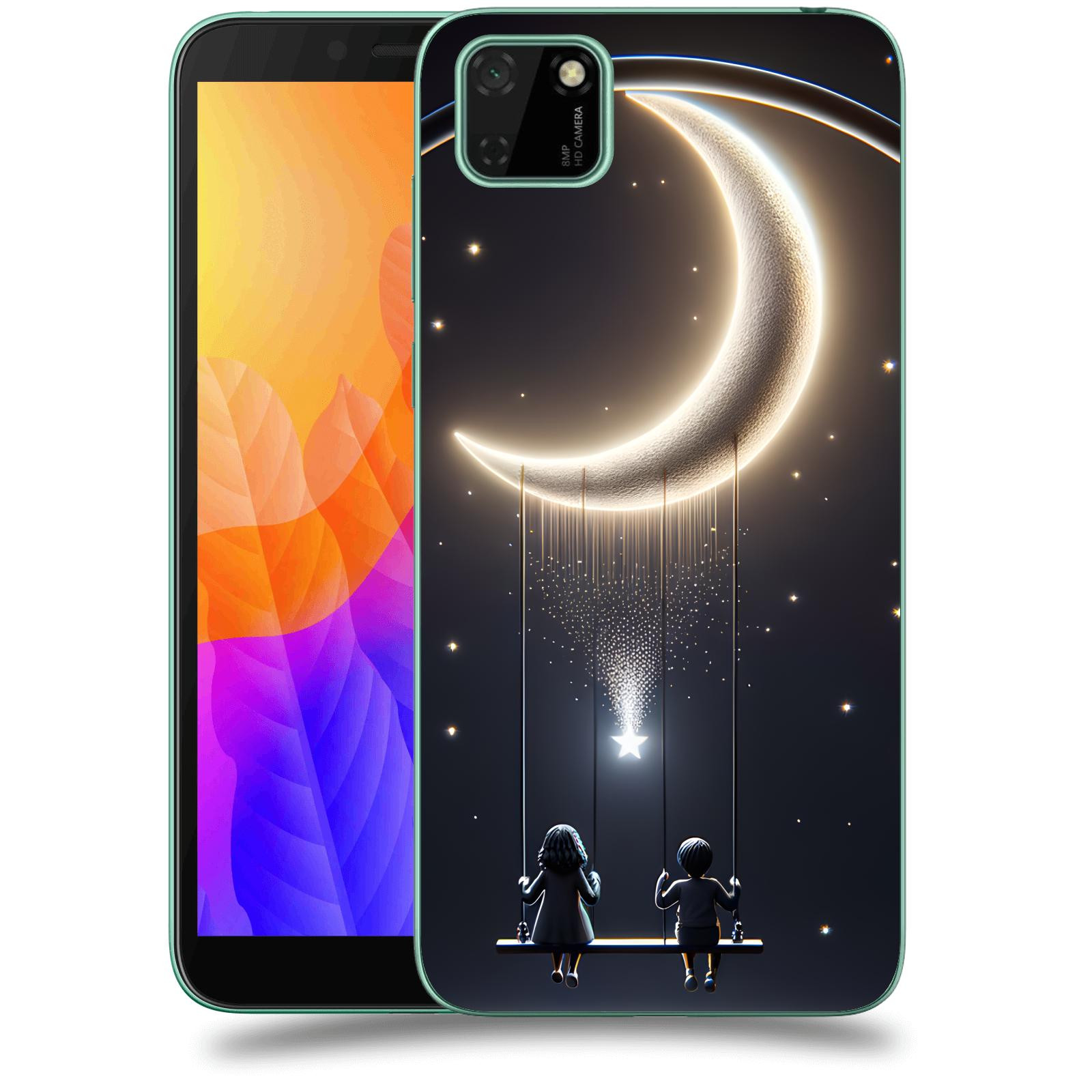 ACOVER Kryt na mobil Huawei Y5P - Love on the Moon 2
