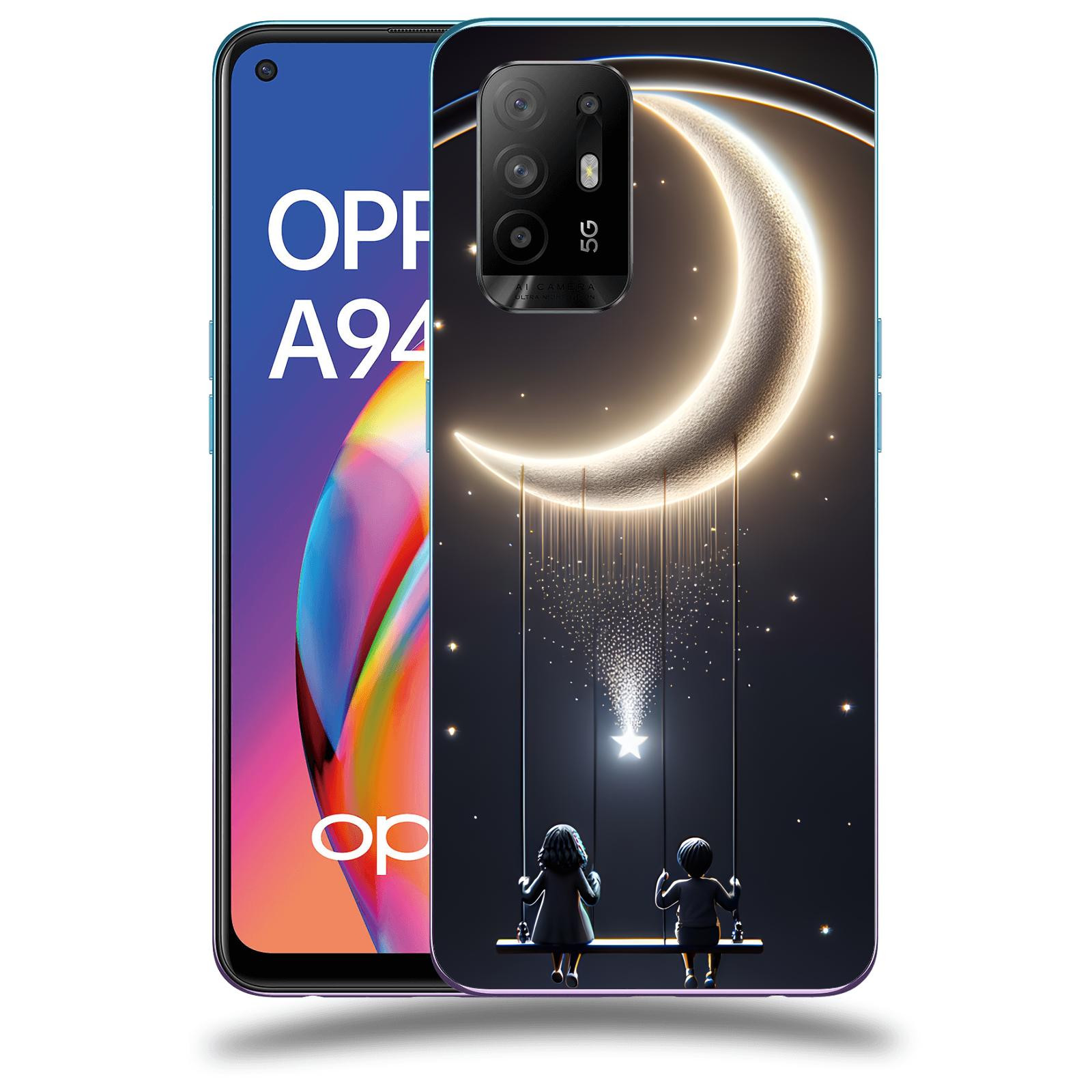 ACOVER Kryt na mobil OPPO A94 5G - Love on the Moon 2