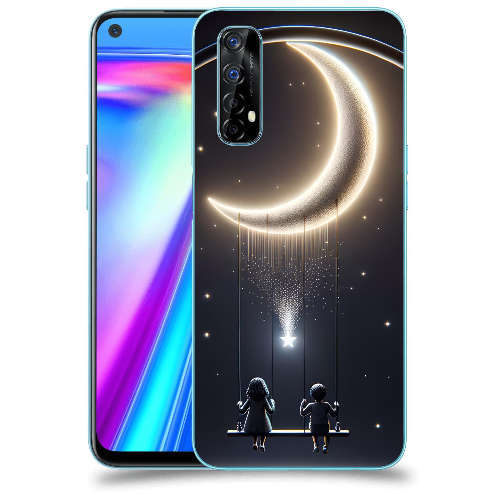 ACOVER Kryt na mobil Realme 7 - Love on the Moon 2