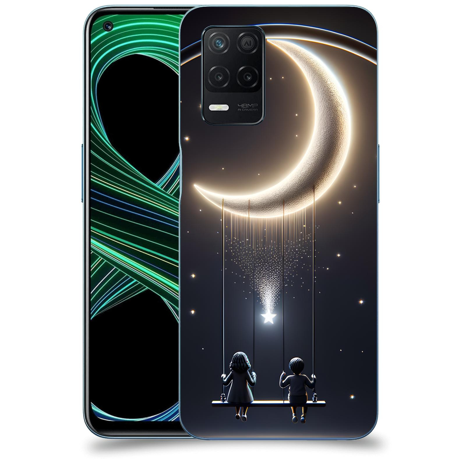 ACOVER Kryt na mobil Realme 8 5G - Love on the Moon 2