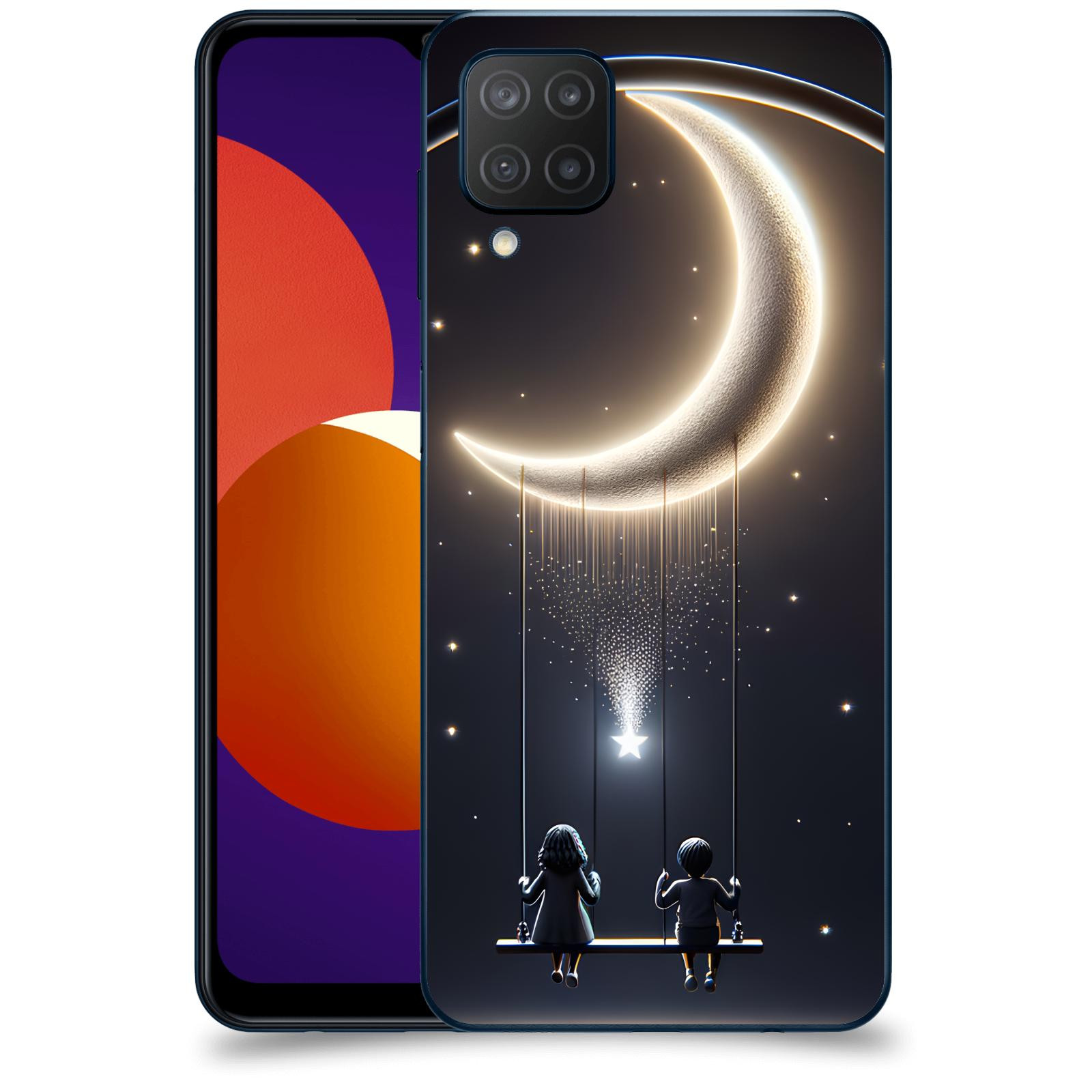 ACOVER Kryt na mobil Samsung Galaxy M12 M127F - Love on the Moon 2