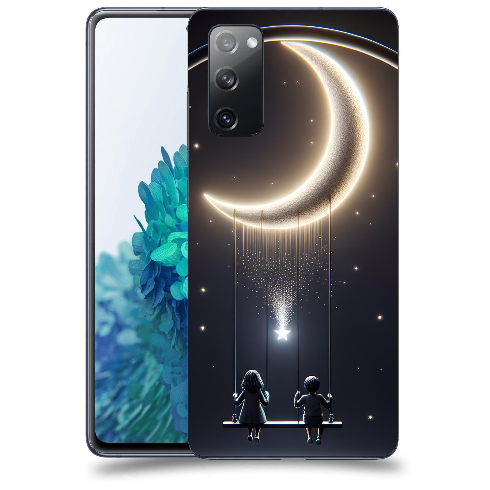 ACOVER Kryt na mobil Samsung Galaxy S20 FE - Love on the Moon 2