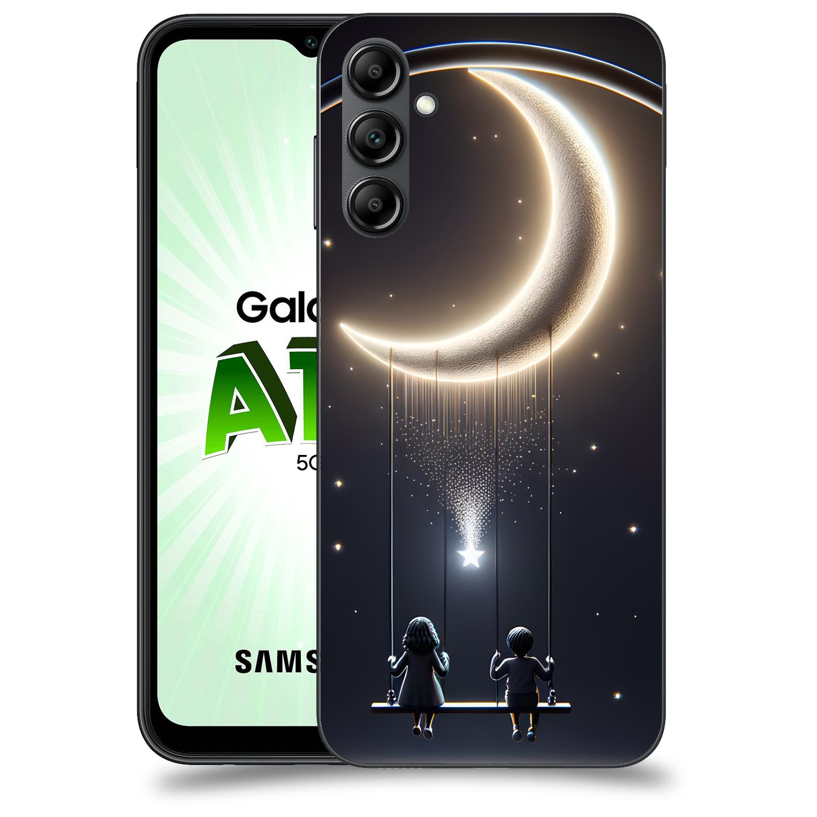 ACOVER Kryt na mobil Samsung Galaxy A14 5G - Love on the Moon 2
