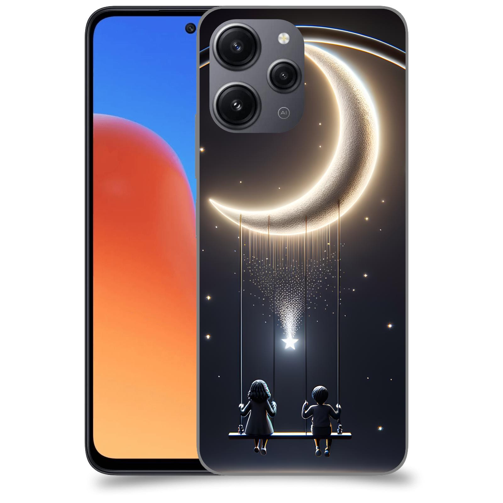 ACOVER Kryt na mobil Xiaomi Redmi 12 - Love on the Moon 2