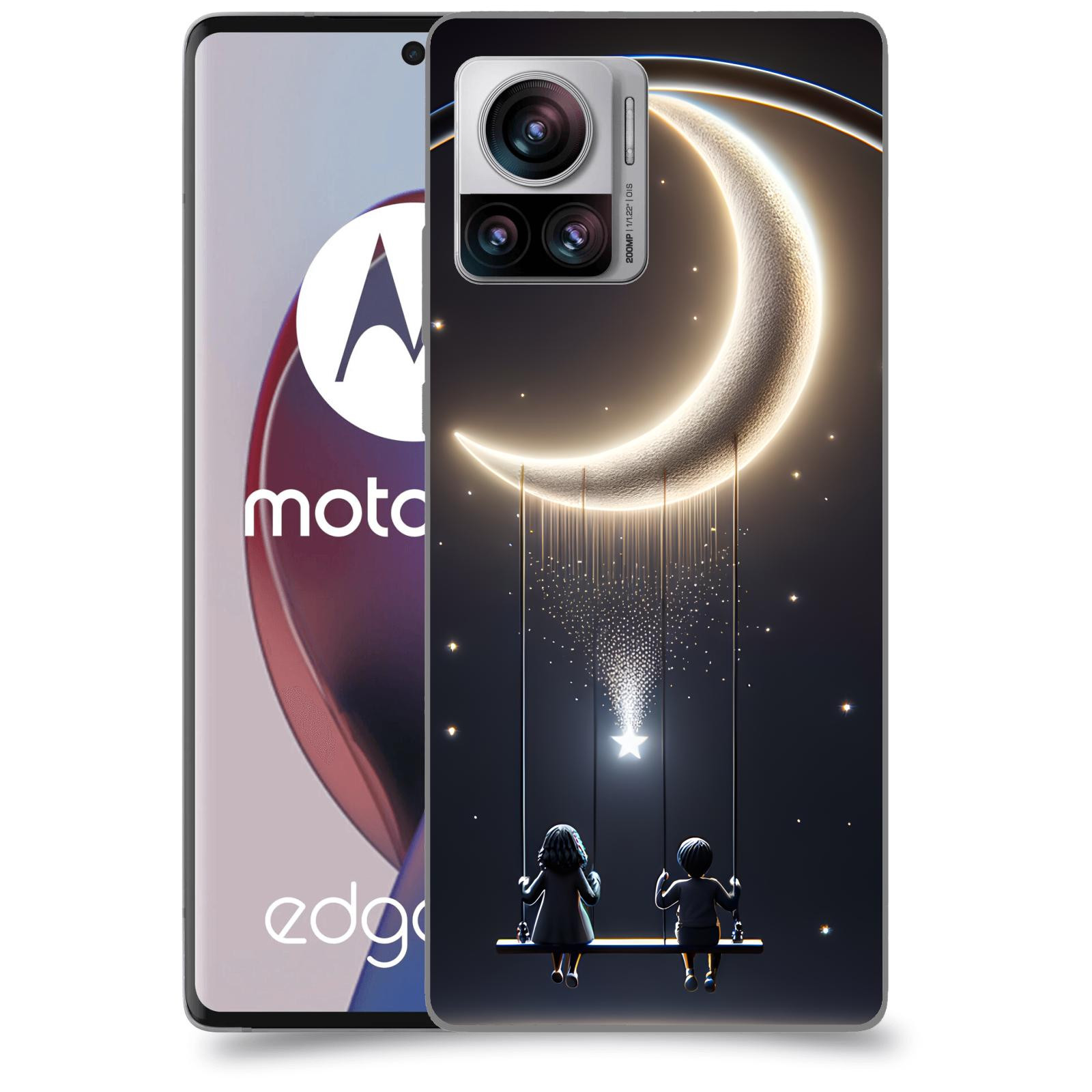 ACOVER Kryt na mobil Motorola Edge 30 Ultra - Love on the Moon 2