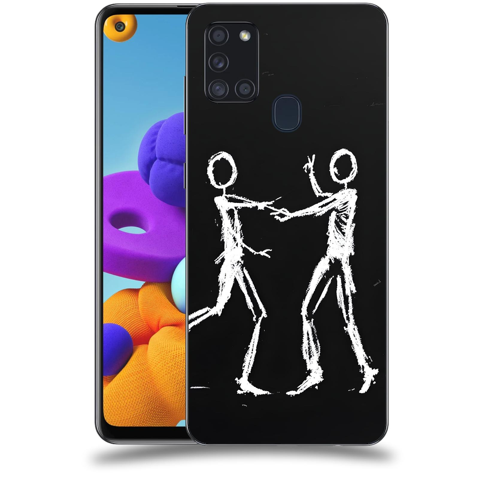 ACOVER Kryt na mobil Samsung Galaxy A21s - Siluety