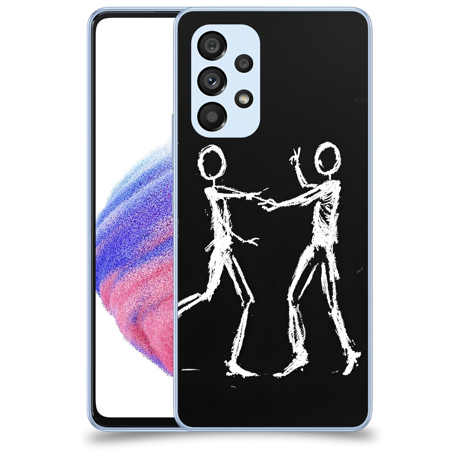 ACOVER Kryt na mobil Samsung Galaxy A32 5G A326B - Siluety