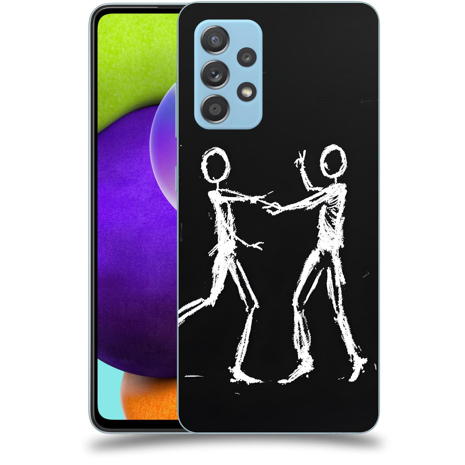 ACOVER Kryt na mobil Samsung Galaxy A52 A525F - Siluety